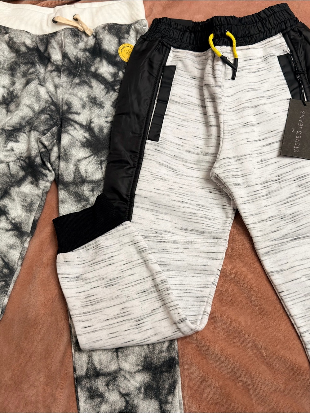 Lot of two pants and a dress shirt.Steve Madden and cat & Jack Kids Jogger Pants